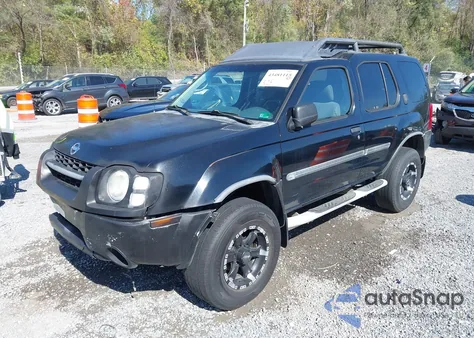2002 Nissan Xterra Se из США, поврежденный, VIN 5N1ED28T82C592684